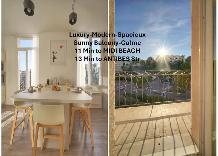 Lumineux 2 Chambres-Balcon-Stanislas Chic A2B264 Cannes