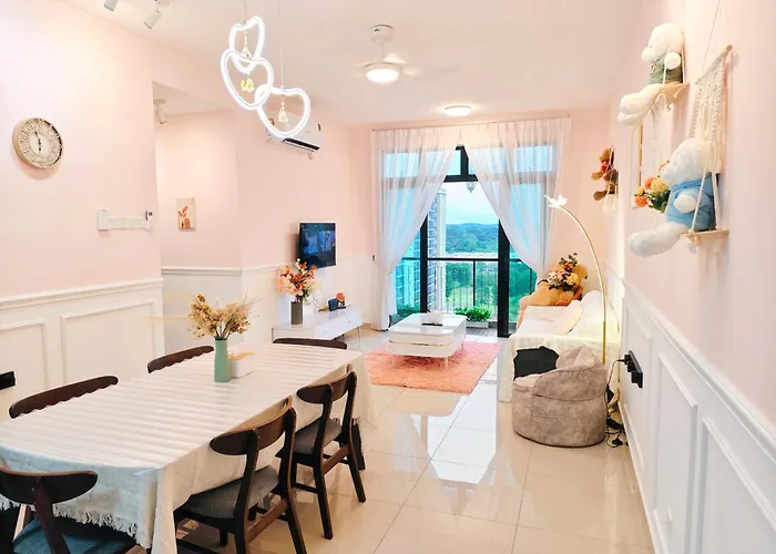 Teddybear In Da House -8 Min To Desarubeach, 3Br-8Pax,2Cp I Netflix & Coway Bandar Penawar