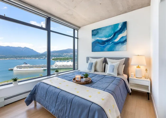 Mountain-View Masterpiece Trendy 2-Bedroom In Vibrant Vancouver