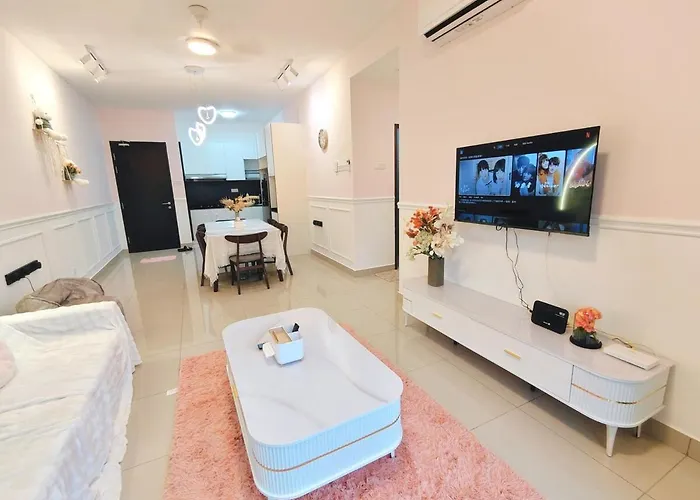 Teddybear In Da House -8 Min To Desarubeach, 3Br-8Pax,2Cp I Netflix & Coway Bandar Penawar