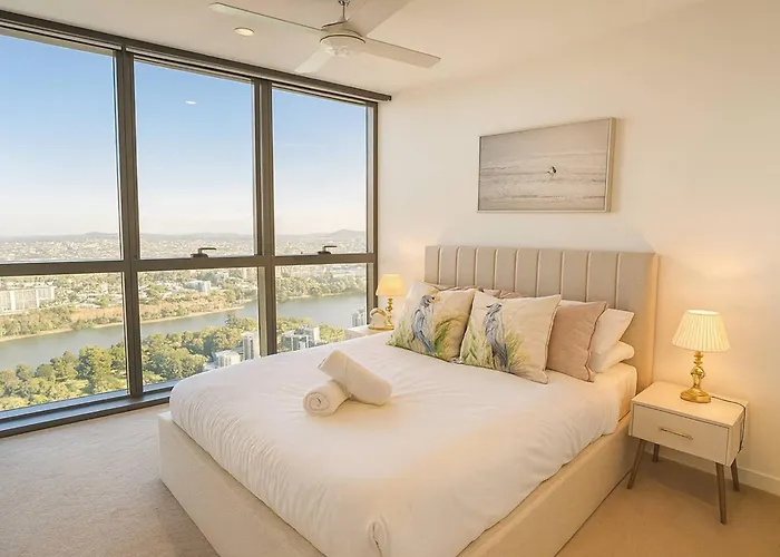 2Br Botanic Serenity - Queens Wharf Lv 49 Luxury Bne River Brisbane