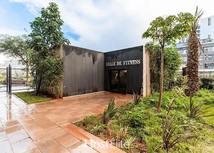 Ferienwohnung Cfc Elegance & Terrace & Fitness & Parking Casablanca