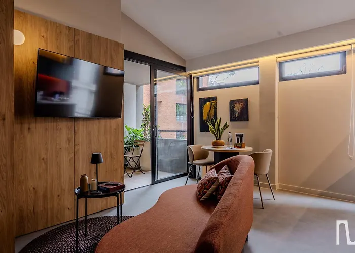 Ferienwohnung Nok Cozy 1Br Retreat With Terrace At Bogotá