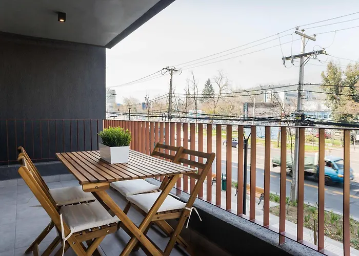 Modern 2Br Flat For 5 In Lively Las Condes Oasis Santiago de Chile