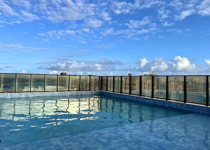 Studio-Vista Mar, Climatizado, Varanda, Tv Smart Salvador da Bahia