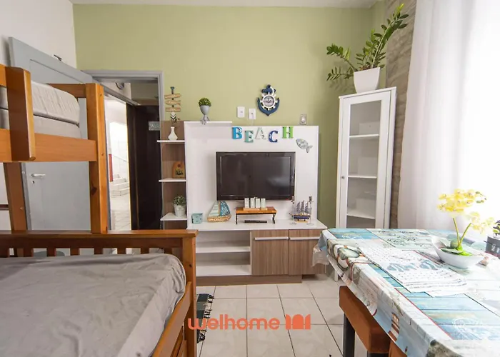 Apartamento Em Sao Vicente A 50M Da Praia