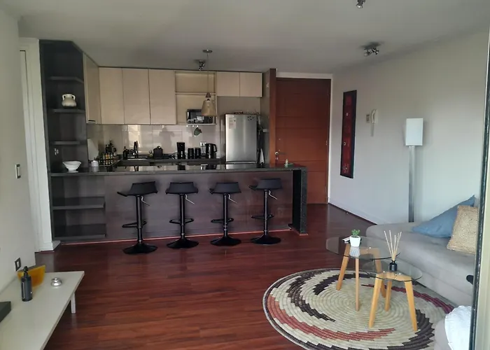 Ferienwohnung Departamento Con Vista Mas Piscina Y Estacionamiento Al Lado Parque Arauco Santiago de Chile