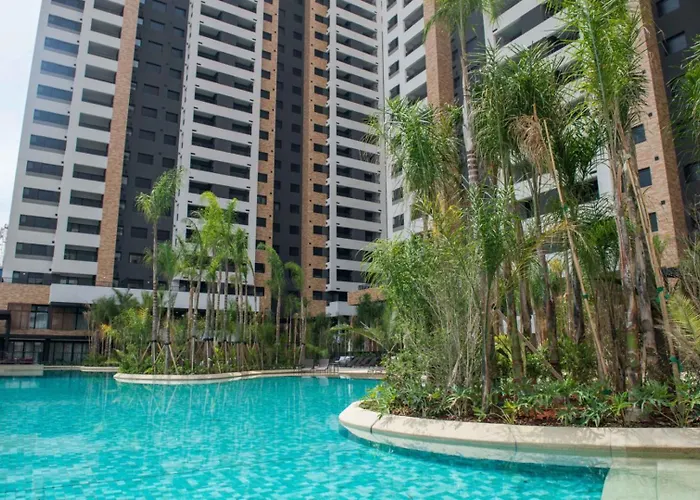 Apartamento Completo, Piscine Station Resort São Paulo