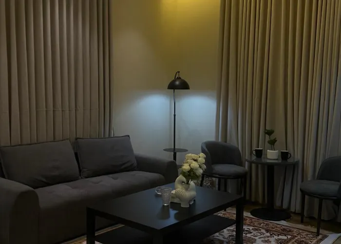 شقه فندقيه بصاله وغرفة نوم انيقه Elegant Hotel-Style Apartment With A Living Room And One Bedroom Medina