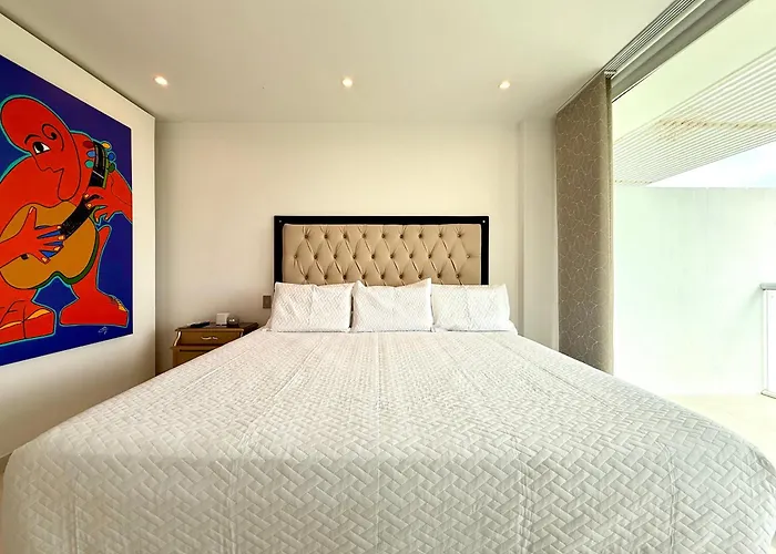 Apartamento De Lujo Con Vista Al Mar En Karibana Cartagena 