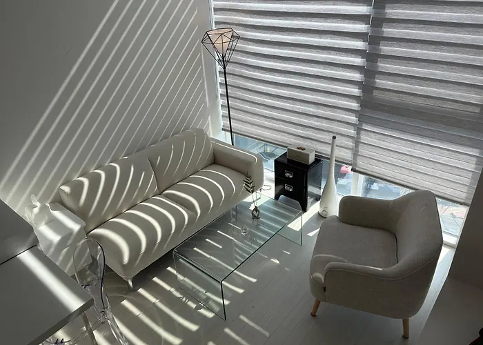 Open3-Hongik Hapjeong Station 2 Minutes-Luxury Hotel Style-Panoramic Han River View-Queen Bed For 2 People-Comfortable Sofa Interior Seoul