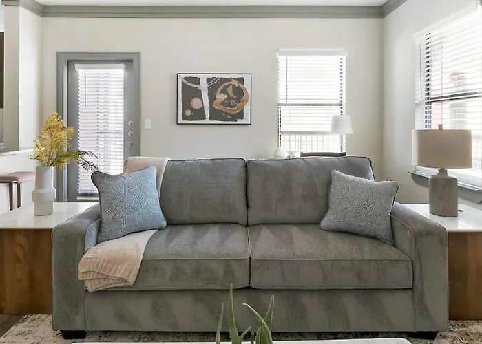 Ferienwohnung Landing Stylish 1Bd Pool Gym Houston