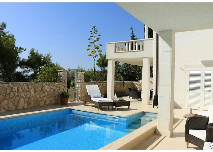 Luxury Beachfront Villa Primosten Oasis With Private Pool At The Beach In Primošten