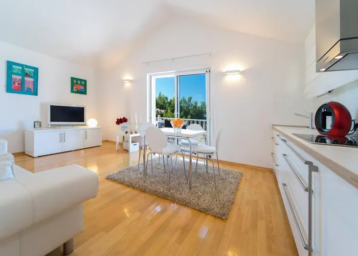 Luxury Beachfront Villa Primosten Oasis With Private Pool At The Beach In Primošten