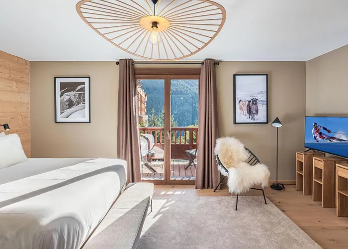 Chalet Mitoyen Exceptionnel A Courchevel 1650, 4 Chambres En Suite, Animaux Admis - Fr-1-563-137