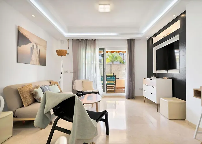 Apartamento Con Terraza Y Acceso A La Piscina En Mijas - Ocean Golf 25 Málaga