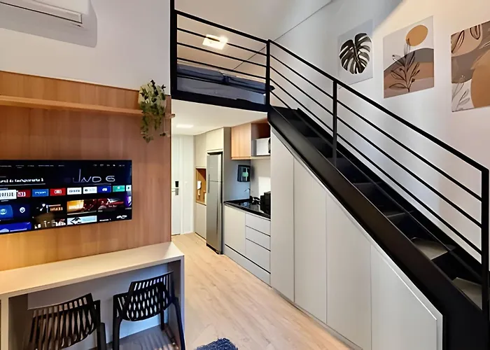 Ferienwohnung Loft C/ Mezanino - Pe-Direito Alto - Ate 4 Pessoas São Paulo