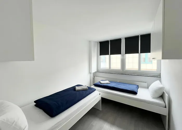 L21-Apartment Dortmund, 2 Zimmer, 4 Betten, Standardisierte Ausstattung, ideal für Reisende, Pendler, Familien