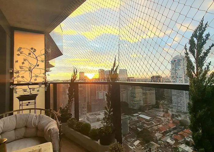 Ferienwohnung Luxo E Vista Faria Lima Vn Millenium Cama King E Garagem São Paulo