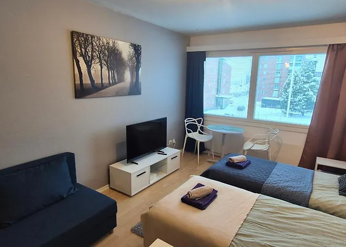 Comfortable Studio Close To Oulu Center, Free Parking