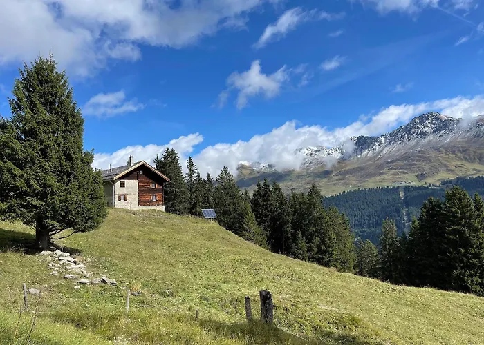 Ski Cabin For 10 People Right On Slopes Lenzerheide/Lai