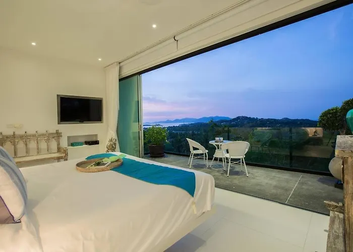 Unique Premium 4Br Panoramic Seaview Pool Villa With Gym Choeng Mon