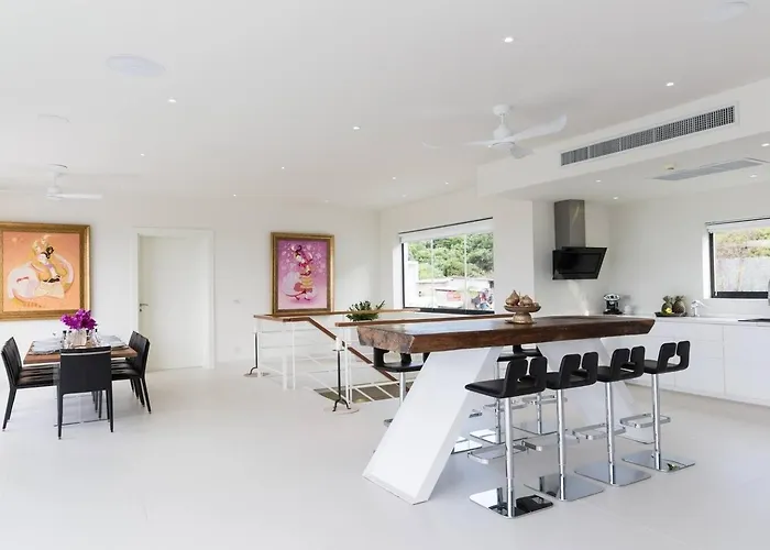 Unique Premium 4Br Panoramic Seaview Pool Villa With Gym Choeng Mon