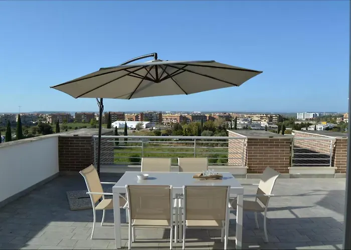 Villa Bbq Attico-Superattico Con Terrazza Grande Vicino Eur Rom