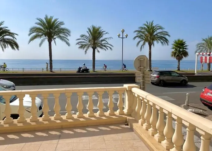 Promenade Des Anglais 2P Terrasse Vue Mer Panoramique Exeptionelle Nizza