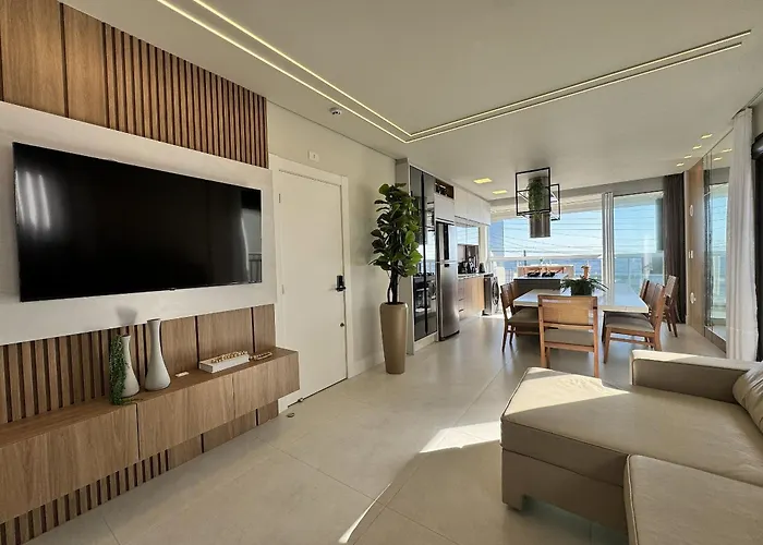 Sonho De Palmas 101 - Apartamento De Frente Para O Mar Na Deslumbrante Praia De Palmas, Com 3 Dormitorios, Sendo 2 Suites. Governador Celso Ramos