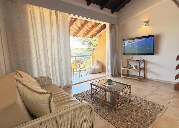 Casa Almar, Acogedor Apartamento Frente A Playa El Agua La Mira