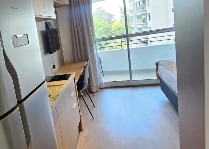 Studio Moderno C/ Garagem 5 Min Metro Butanta Wi-Fi São Paulo