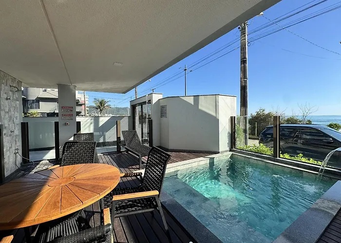Sonho De Palmas 101 - Apartamento De Frente Para O Mar Na Deslumbrante Praia De Palmas, Com 3 Dormitorios, Sendo 2 Suites. Governador Celso Ramos