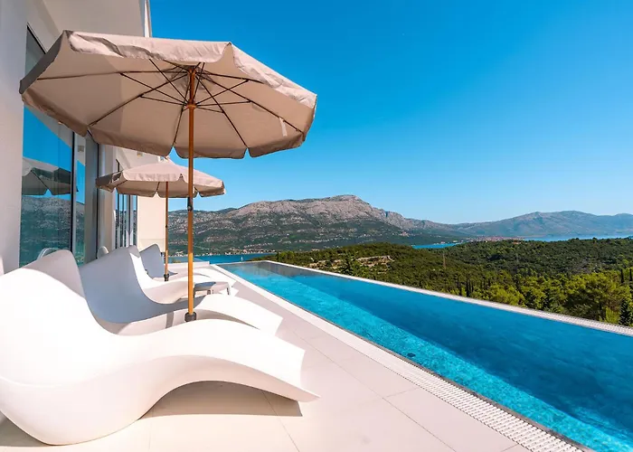 Luxury Villa Morello Korcula 1 With Large Heated Pool, Gym & Sauna
