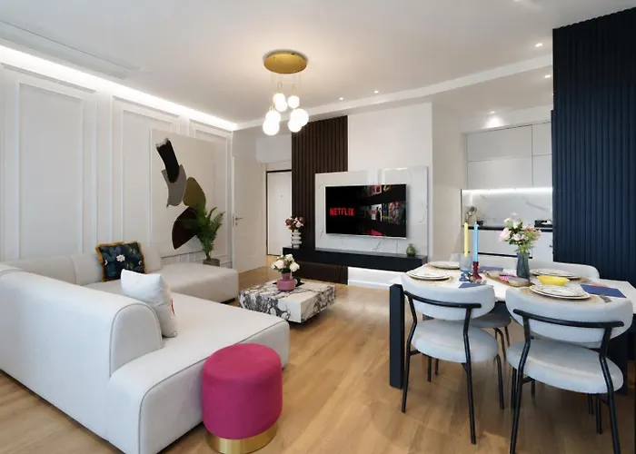 Luxury Lake View Apartment Private Jacuzzi Tirana