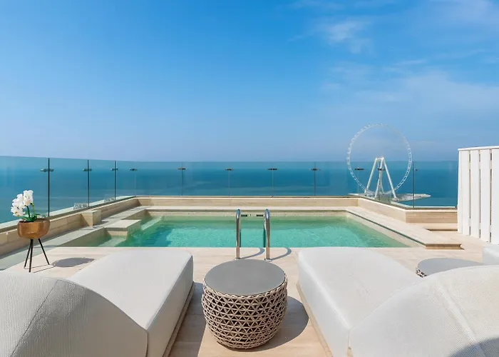 Dubai Jbr Amaz Penthouse Front Sea 5 Plus 1 Bdr Private Climatized Pool