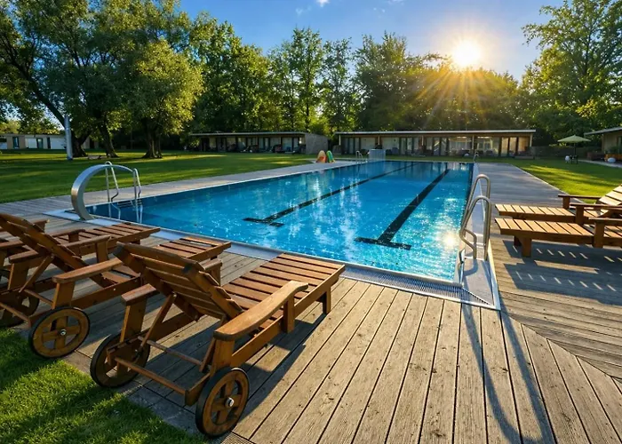 Luxusni Tyrolsky Chalet S Virivkou V Parkhotelu Villa Resort & Organic Spa Budweis