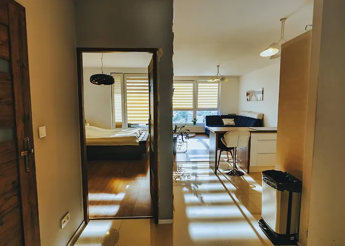 Apartament Skyscrapper Z Widokiem Na Panorame Warszawy Warschau