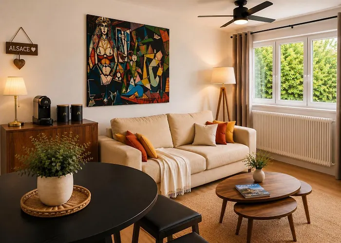 Appartement Cosy Centre-Ville Colmar-Ascenseur & Parking Prive En Sous Sol