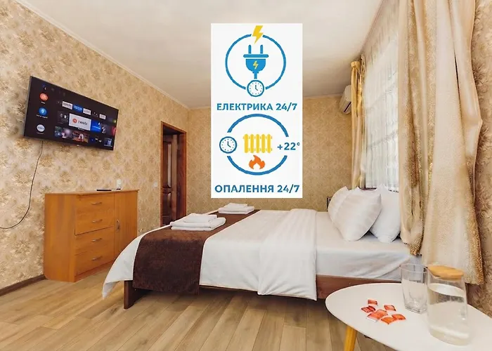 Двокімнатна Квартиира З 4 Ліжками Кондиціонером І Ванною Документи Для Відряджень Poltawa
