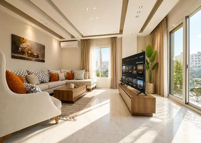 Bright 3Br Nasr City Stay Balcony And Bbq Kairo