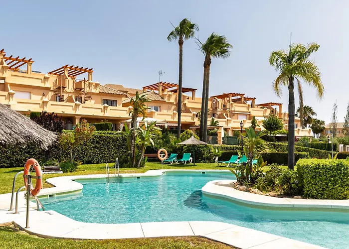 Villa Townhouse With Ocean Views, Bbq, Elevator, Padel And Pool - Costa Galera Park 25 Estepona