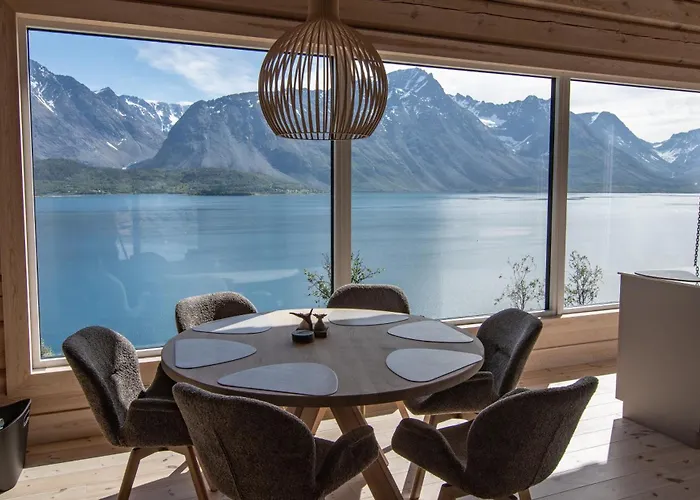 Sommarbukt - "Nordlys" Aurora Hideaway Fjord Lodge With Northern Lights View Tromsø