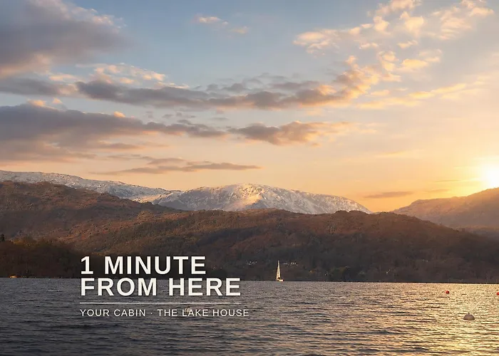The Lake House - Dog Friendly Lakeside Cabin, 1 Min To Lake Windermere, Bowness