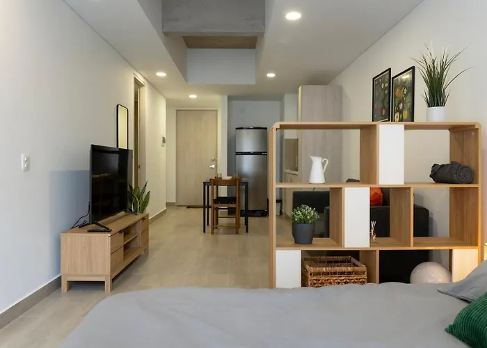 Cozy Minimalist Studio Downtown & La Perseverancia Bogotá