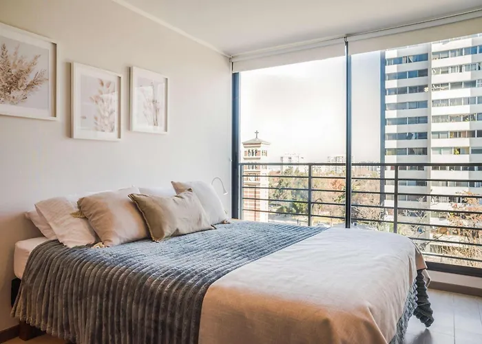 Comfortable Studio Nunoa Metro And Plaza Santiago de Chile