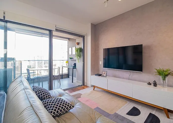 Ferienwohnung Roma Habitarte Brooklin - Moderno E Aconchegante São Paulo